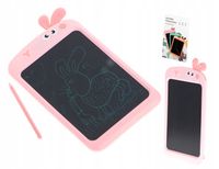 Tablet graficzny na baterie z rysikiem królik róż