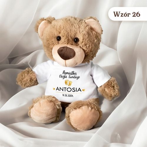 MIŚ NA CHRZEST PAMIĄTKA CHRZTU ŚWIĘTEGO PREZENT CHRZEST IMIĘ DZIECKA na Arena.pl