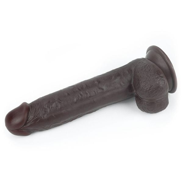 9.0'' sliding skin dual layer dong - black zdjęcie 8