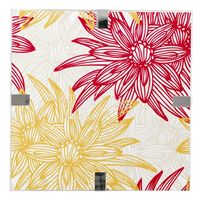 Georgia plafon 40x40 16W LED czerwono żółty 6500K