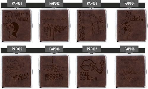 Papierośnica zamszowa GRAWEROWANA PREZENT dla niej na Arena.pl