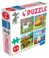PUZZLE Klasyczne Do Układania MYSZKA Ładne Dla Dzieci GRA Ćwiczy PAMIĘĆ