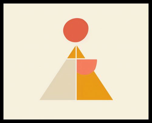 Plakat 50x40cm Piramida Równowagi na Arena.pl