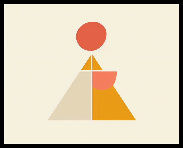 Plakat 50x40cm Piramida Równowagi zdjęcie 2