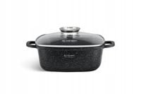 Garnek tradycyjny Edenberg aluminiowy marmurkowy 26 cm 5,5 L z pokrywką