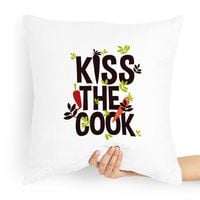 Poduszka Dla Kucharza Prezent Kiss The Cook Z Nadrukiem Ze Zdjęciem