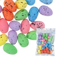 JAJKA JAJECZKA WIELKANOCNE kolorowe 36szt NAKRAPIANE OZDOBNE DO KOSZYC