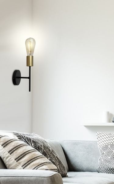 Crespilo lampa kinkiet czarny 1x40 E27 zdjęcie 6
