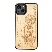 Drewniane Etui Bewood do iPhone 15 HARLEY PATENT ANIEGRE