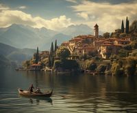 Plakat 60x50cm Spokojna Nostalgia