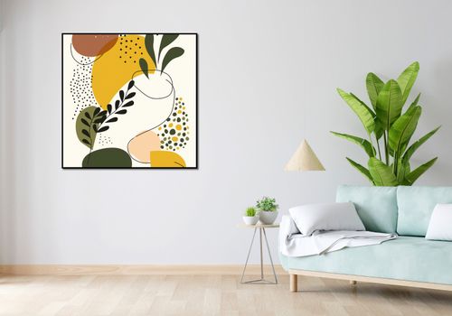 Plakat 100x100cm Botaniczne Impresje na Arena.pl