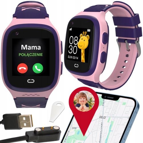 SMARTWATCH ZEGAREK DLA DZIECI SIM TELEFON WIDEOROZMOWY GPS SMS GRY MUZYKA na Arena.pl