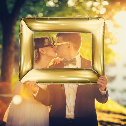 Pompowana ramka do selfie srebrna na Arena.pl