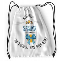 Plecak Dla Sąsiada Sportowy Szkolny Worek Torba Z Nadrukiem Ze Zdjęciem