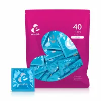 easyglide ultra cienkie prezerwatywy anatomiczne 40 sztuk