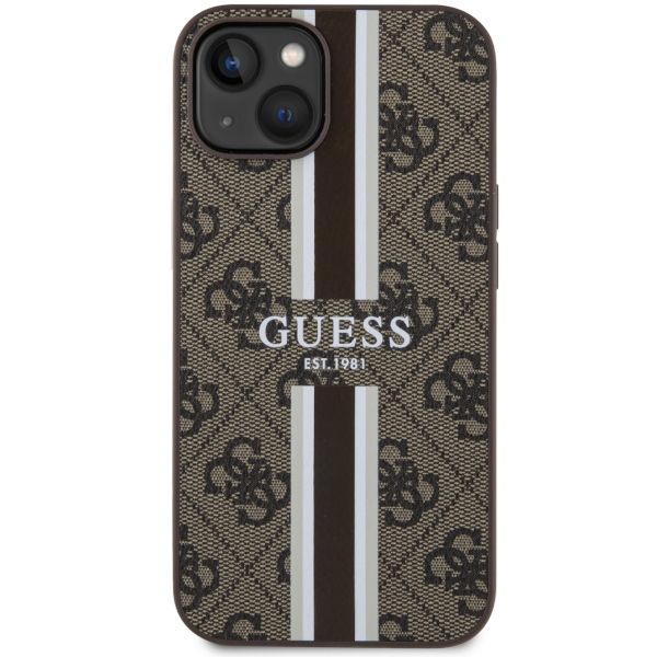 Etui Guess do iPhone 15, iPhone 14, iPhone 13, Brązowy, MagSafe zdjęcie 3