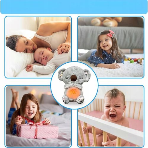 SZUMIĄCY KOALA MIŚ ODDYCHAJĄCA PRZYTULANKA MASKOTKA SZUMIĄCA USPOKAJACZ na Arena.pl