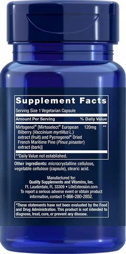 Ciśnienie w Oku z Mirtogenol - Life Extension na Arena.pl