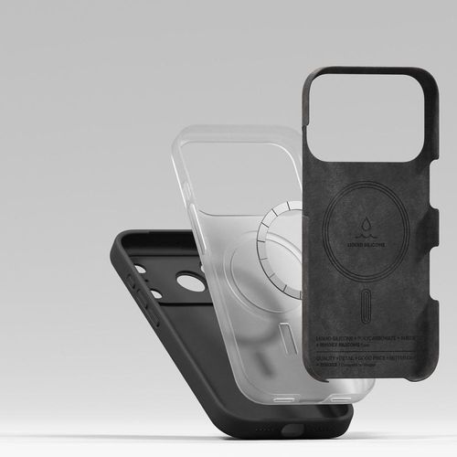 RINGKE SILICONE MAGNETIC MAGSAFE IPHONE 17 PRO BLACK na Arena.pl