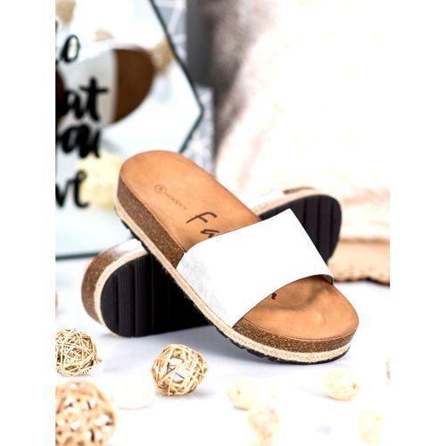 Modne Srebrne Klapki r.41 na Arena.pl