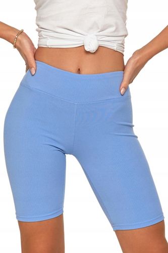 Prążkowane Kolarki Legginsy z Wysokim Stanem Fit Getry Sportowe MORAJ L/XL na Arena.pl