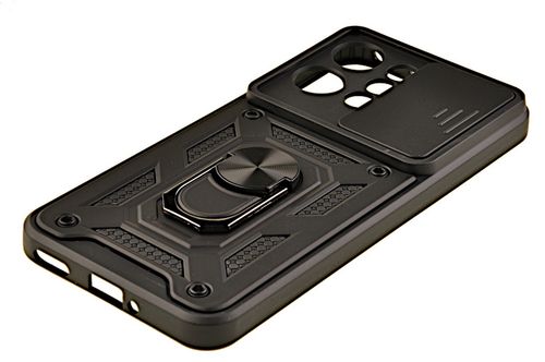 Pancerne etui Armor z osłoną aparatów do Oppo Reno 14 5G czarny na Arena.pl