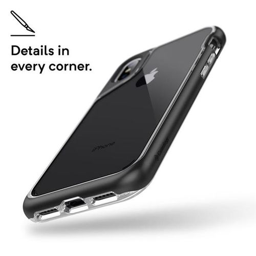 Caseology Skyfall Case - Etui iPhone Xs / X (Black) na Arena.pl