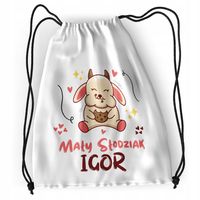 Plecak Sportowy Szkolny Dla Igora Syna Dziecka Z Nadrukiem Ze Zdjęciem