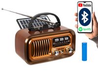 Radio przenośne analogowe  AM/FM BT BLOW RA16 solarne