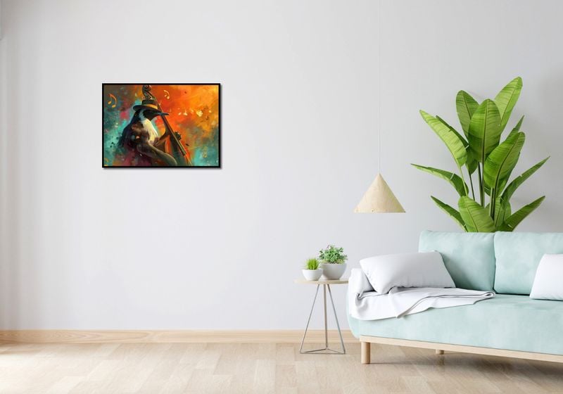 Plakat 70x50cm Pingwinia Nuta zdjęcie 4