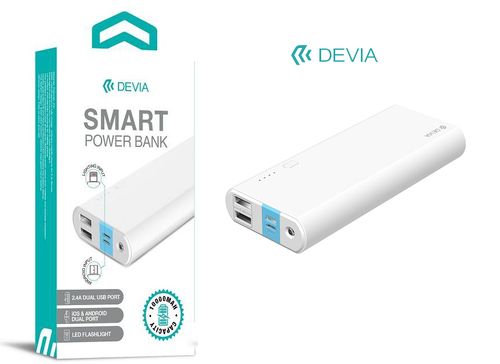 DEVIA SMART POWER BANK 10.000 MAH 2xUSB 2.4A na Arena.pl