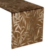 Bieżnik velvetowy BLINK 15 35x220 cm brązowy obrus dekoracyjny na stół