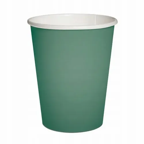 Kubeczki papierowe butelkowy zielony, 10 szt. na Arena.pl
