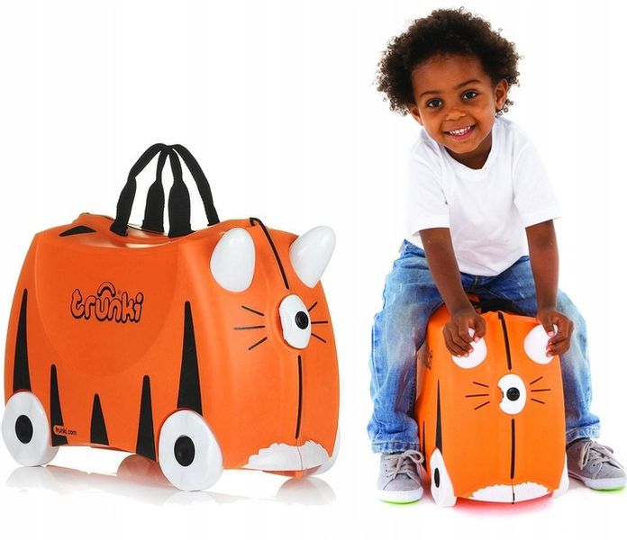 Jeździk walizka TRUNKI - jeżdżąca walizeczka 2w1 zdjęcie 1