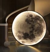 Plafon Lampa Led Księżyc 60 cm - Moon 3D - pilot