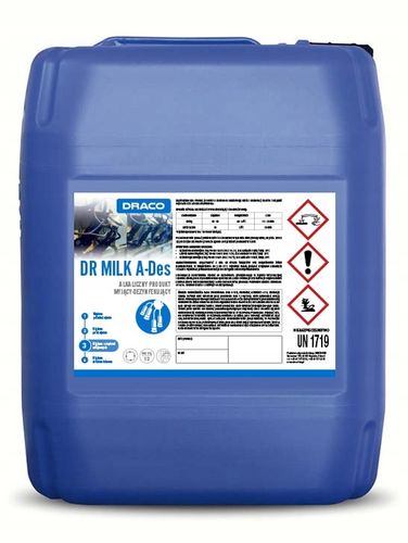 DRACO Kwas i Zasada 25kg! Płyn do mycia dojarek Zestaw Dwóch Płynów DR MILK na Arena.pl