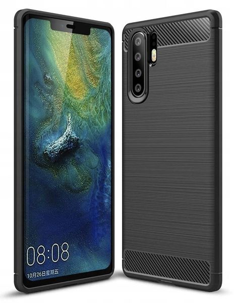 Spacecase Carbon Huawei P30 Pro Czarny zdjęcie 2