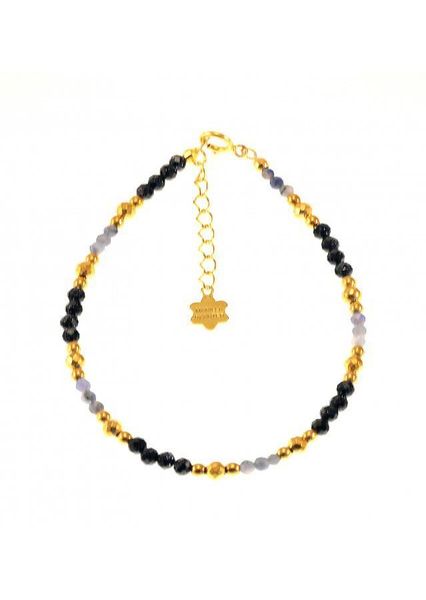 Bransoletka Spinel Sodalit 925 zdjęcie 1