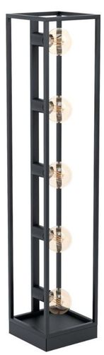 Lampa stojąca podłogowa Elbrus E27 60W czarna designer na Arena.pl