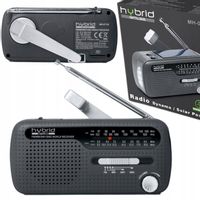 RADIO LATARKA MUSE MH-07 DS / HYBRID NA PANEL BATERIE SŁONECZNE DYNAMO