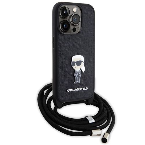 Etui Karl Lagerfeld do iPhone 15 Pro, Czarny na Arena.pl