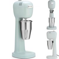 shaker spieniacz do koktajli mlecznych 400 w niebieski - hendi 221655