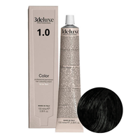 3DELUXE Farba do włosów - Czarny 1.0 - 100ml