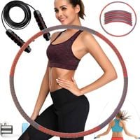 HULA HOP HULAHOP ODCHUDZAJĄCE METALOWE GĄBKOWE + SKAKANKA GRATIS