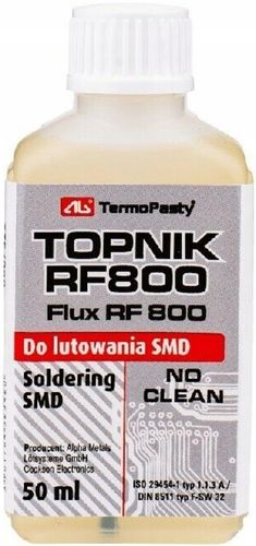 Topnik RF800 flux lutowanie SMD z pędzelkiem 50ml na Arena.pl