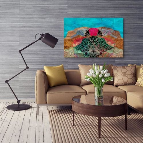 Deco Panel, Kwiatowa abstrakcja 40x30 na Arena.pl