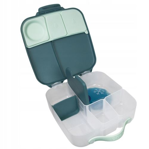 LUNCHBOX Pudełko BIG 2000 ml Śniadanie Obiad Przegrody Emerald B.box 2L na Arena.pl