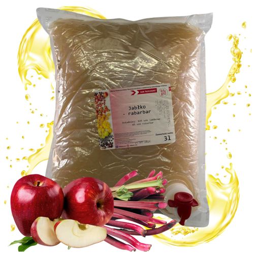 SOK JABŁKO-RABARBAR 92%-8% 3L RUBI JUICE NFC na Arena.pl