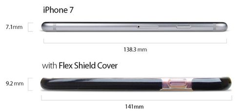PURO Impact Pro Flex Shield - Etui iPhone 8 7 (czerwony) na Arena.pl