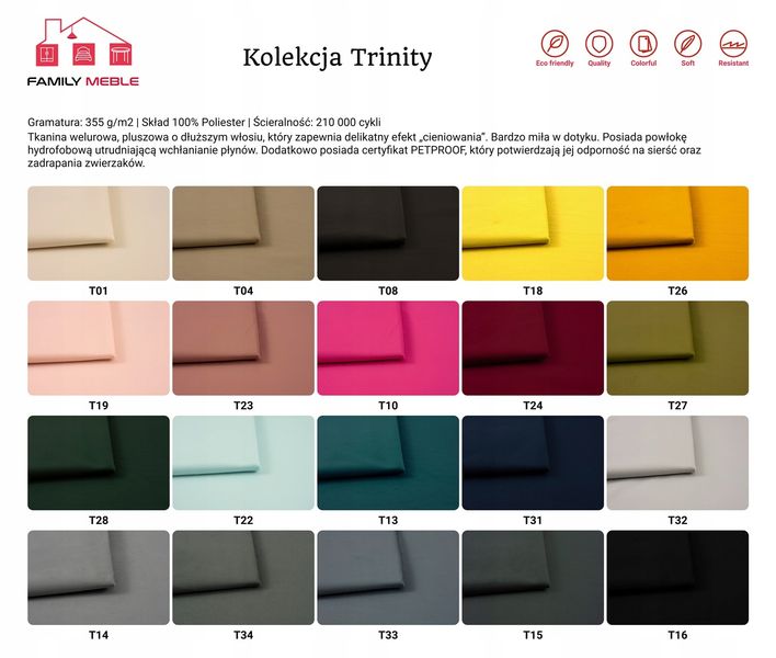 Zestaw wypoczynkowy sofa + 2 fotele Family Meble zdjęcie 16